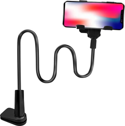 Unyqoos® Universele flexibele telefoonhouder met lange arm voor comfort en gemak