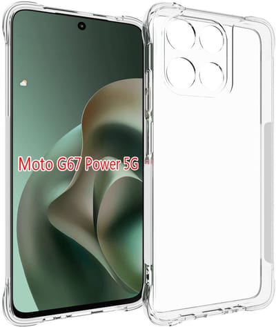 MobyDefend Hoesje - Geschikt voor Motorola Moto G57 Power - Transparante Shockproof TPU Backcover - Verstevigde Hoeken - Volledig Doorzichtig