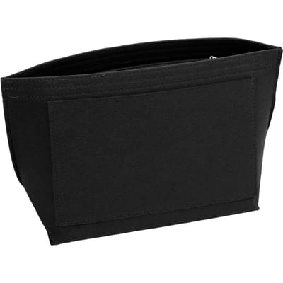 Organisateur de Sac à Main Insert Feutre Organisateur de Sac de Maquillage Insert Grande Capacité Organisateur de Sac à Main pour Sacs à Main Taille L Noir noir