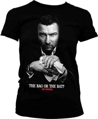 Ray Donovan Dames Tshirt -S- The Bag Or The Bat Zwart