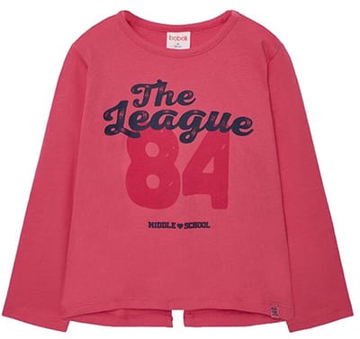 Boboli Knit T-shirt Met Lange Mouwen Roze 4 Years Jongens,Meisjes