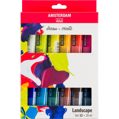 Amsterdam Standard Series acrylverf landschap set | 12 × 20 ml