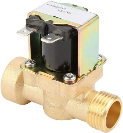 DC12V DN15 G1/2 Normaal Gesloten Messing Waterinlaat Solenoïde Ventiel voor Elektrische Toepassingen, Hoogwaardige Kwaliteit en Betrouwbaarheid