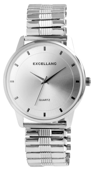 EXCELLANC herenhorloge roestvrij staal Saki, mineraalglas