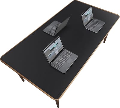 Bureau Mat - Desk Protector - Bureau Organisatie - Waterdicht PU Leer - 190 x 100 cm - Zwart