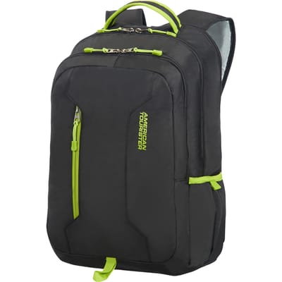 American Tourister Rugzak Met Laptopvak - Urban Groove Ug4 Laptop Backpack 15.6 inch Black/Lime Green