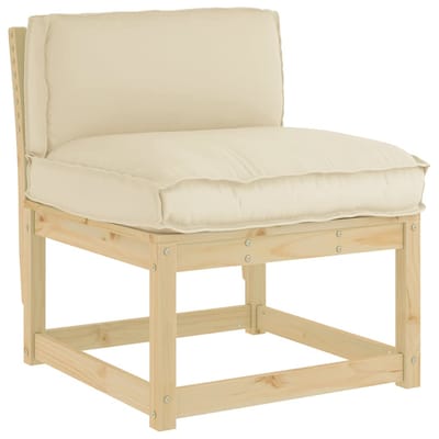 vidaXL Kussen Oxford Stof Beige 80 x 40 x 12 cm