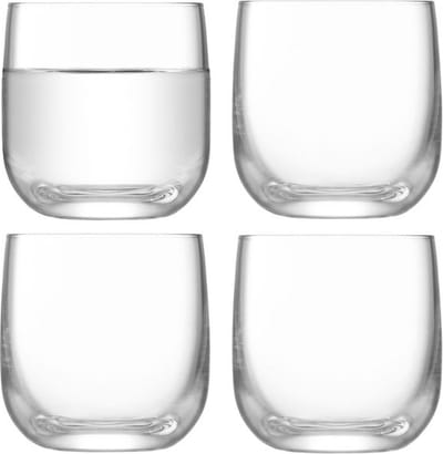 L.S.A. - Borough Shotglas 75 ml Set van 4 Stuks - Glas - Transparant -