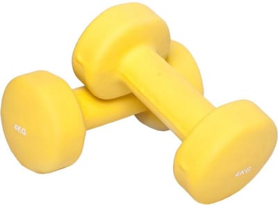 Gorilla Sports Dumbellset - Halterset - Aerobics - Vinyl - 8 kg (2 x 4 kg)