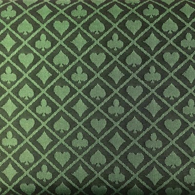 Pokertafel Doek - Speed Doek Tafelkleed - Pokertafel Bouwen - Tweekleurig Diamant Patroon - 274 x 152 cm - Groen