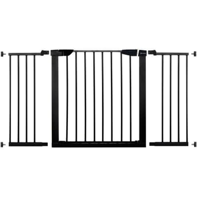 Springos Traphekje | Traphek | Veiligheidshekje | Metaal | Zwart | 75 - 138 cm