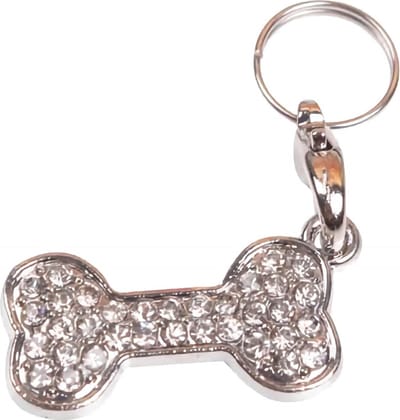 Nobleza Hondenhalsband Hanger - Botje met Briljantjes - Sieradenhanger voor Honden
