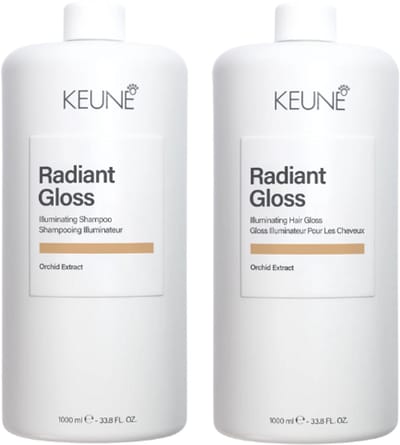 Keune Care Radiant Gloss Shampoo 1000 ml & Hair Gloss 1000 ml