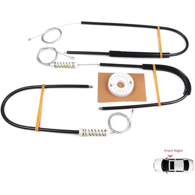 BWR5132 Kit de réparation de lève-vitre électrique Lève-vitre Porte avant droite pour A8 S8 Quattro MK2 D3 4E2 4E8 2002-2010 4E0837462B