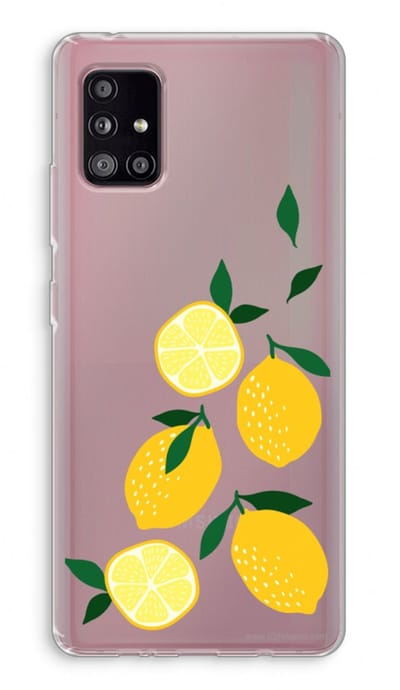 Case Company® - Hoesje geschikt voor Samsung Galaxy A51 5G hoesje - You're my lemon - Soft Cover Telefoonhoesje - Bescherming aan alle Kanten en Schermrand