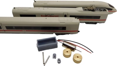 micromotor NM041C motor ombouwset voor Minitrix ICE 3, BR 406