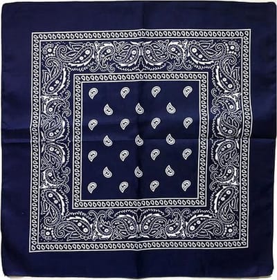 Jumada's Boerenzakdoek - Cowboy Zakdoek - Bandana - Dames - Heren - Marineblauw