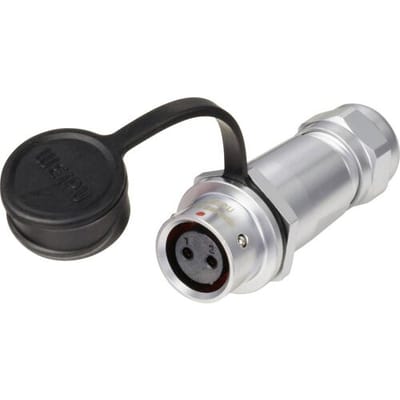 Weipu SF1211/S2 I Ronde connector Koppeling, recht Totaal aantal polen: 2 Serie (ronde connectoren): SF12 1 stuk(s)