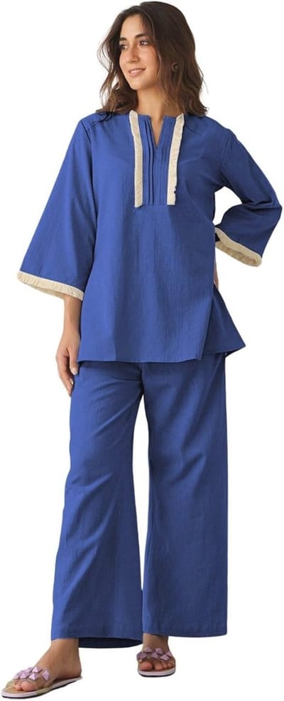 Stijlvolle Polycotton Co-Ord-set voor Dames | Feestelijke en veelzijdige Outfits | Ideaal voor Elk Seizoen