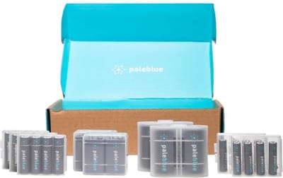 Pale Blue Earth - Home Conversion Kit 4x9V / 4xD / 12xAA / 8xAAA - oplaadbare batterijen - Lithium - lichter, sneller opladen, hoger vermogen