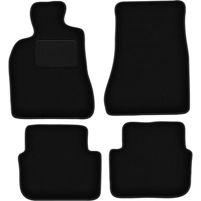Zwarte velours vloermatten voor: Lexus GS II sedan (1997-2005)