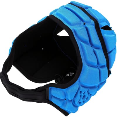 Soft Shell Helm voor Volwassenen EVA Spons Verstelbaar Ademend Flag Football Helm Rugby Gepolsterde Hoofdbescherming voor Voetbal