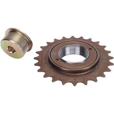 Vrijloop Adapter Set 24T Linksaandrijving Motor Kit Elektrische Driewielers Motorfietsen Karts Vervanging gray