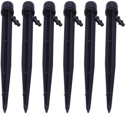 Tuin Druppelaars - Irrigatie Sprinklers - Planten Water Geven - 360 Graden Dekking - 50 Stuks - Zwart