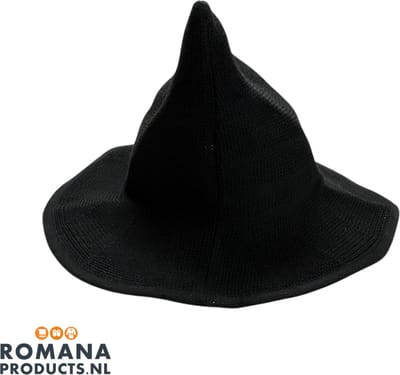 Romana Products - Heksen Saunahoed - Sauna Accessoires - Sauna Muts - Zwart