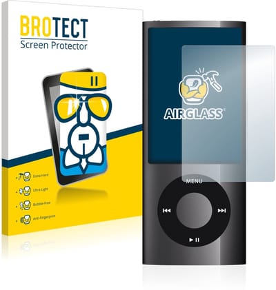 Screenprotector voor Apple iPod nano 2009 (5. Gen.) Beschermglas transparant