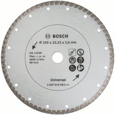 DIAMANTSCHIJF 230MM -  TURBO