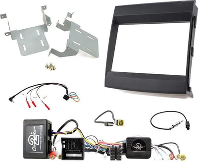 2-DIN Kit Porsche Cayenne 2011-2016 S.W.I./Amp MOST zwart