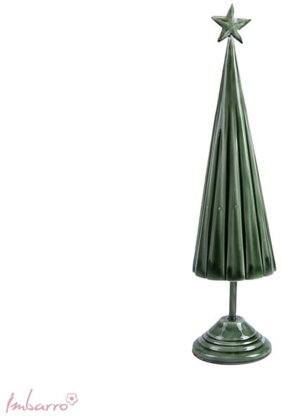 Imbarro - Decoratieve Kerstboom - Boom - Kerstboom - Groen - Metaal - Cady - 11x47.50