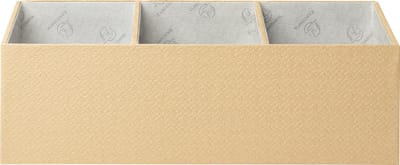 Exacompta 2x Bureau organizer 4 vakken OfficeByMe - Beige - 68602E