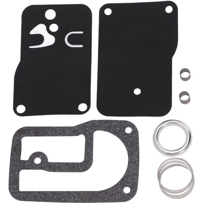 7-delige Brandstofpomp Reparatiekit 393397 Pakkingvervanging voor Motor met Dubbele Carburateur 16 18 PK black