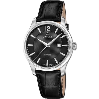 JAGUAR SWISS MADE MEN'S BLACK WATCH J1042/5