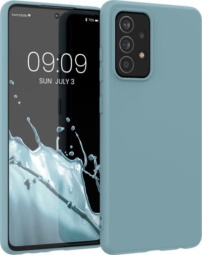 kwmobile telefoonhoesje geschikt voor Samsung Galaxy A52 / A52 5G / A52s 5G - Hoesje voor smartphone - Back cover in Arctische nacht