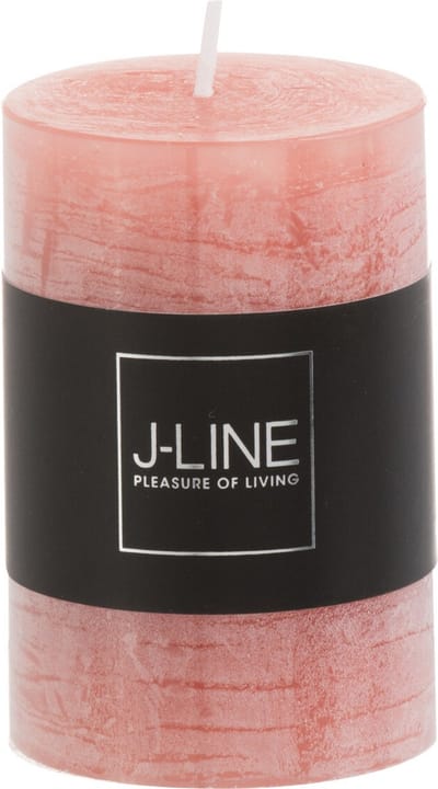 J-Line cilinderkaars - terracotta - small - 18U - 6 stuks