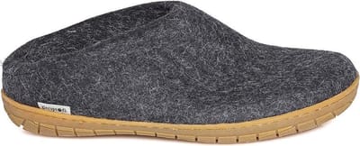 Glerups Slipper met rubber zool-Zwart-36