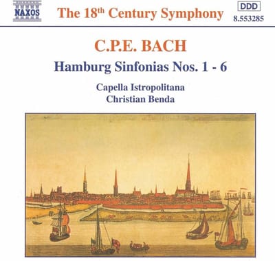 Capella Istropolitana, Christian Benda - C.P.E. Bach: Hamburg Sinfonias 1-6 (CD)