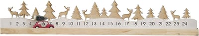Ginger Ray - Ginger Ray - Adventskalender Kerstsfeer met verplaatsbare auto - 10 x 64 cm