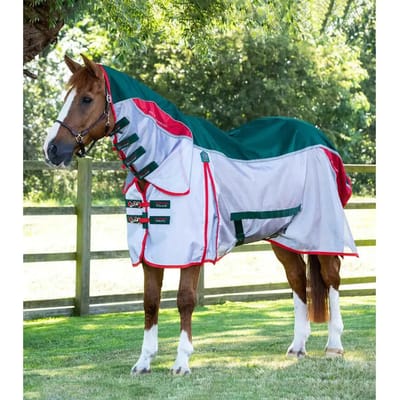 Paardenvliegendeken met surcingles Premier Equine Buster Stay-Dry Super Lite