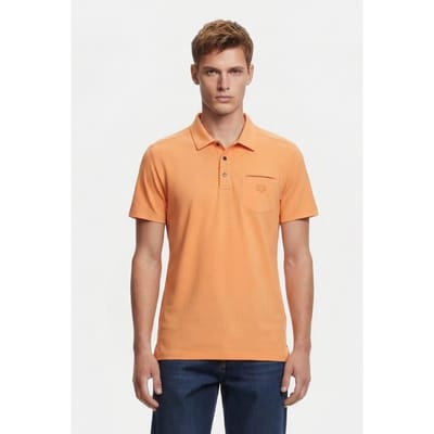 Arena Men's Poloshirt Pocket Solid Salmon Pink Taglia: S | Polo Outlet | Uomo | Rosa