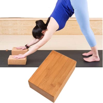 Yoga Blokken - Pilates Steun - Houding Verbeteren - Set van 1 stuks - Standaard formaat - Geel