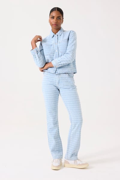 GARCIA Celia Dames Slim Fit Jeans Blauw