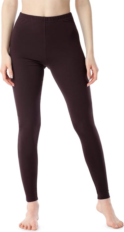 Bellivalini Dames Leggings - Sport - Vrijetijdsbroek - Katoen - Lang - Bruin - S - BLV-BLV50-198-LE