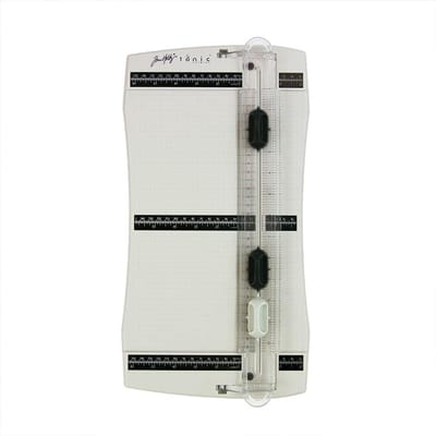Precisie Papiersnijmachine 31,5 cm - Compacte Trimmer met Rillfunctie voor Kaarten, Scrapbooking en Papierdecoraties
