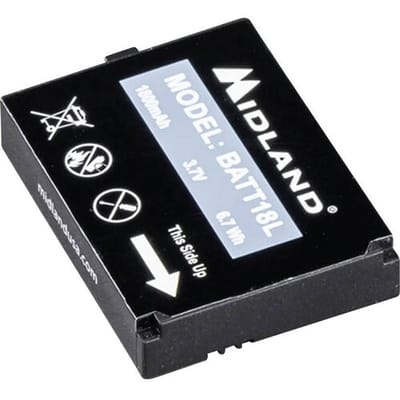 Reserveaccu Akkupack 1800 mAh für Midland BR 180 Funkgeräte C1628