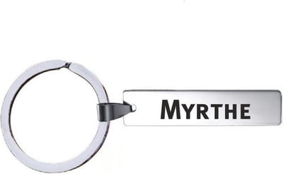 Sleutelhanger Met Naam - Myrthe - RVS