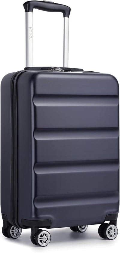 Reiskoffer - Handbagage Koffer - Weekend Weg - Lichtgewicht Hard Shell - 55x35x22cm - Navy Blauw